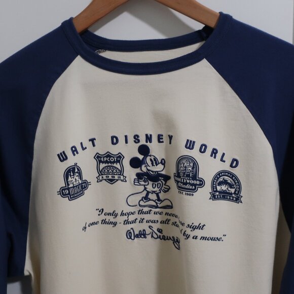 Walt Disney World Disney Icons Baseball T-shirt Adult Unisex- Large - Picture 3 of 6
